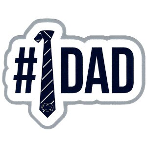 decal #1 Dad with Penn State necktie